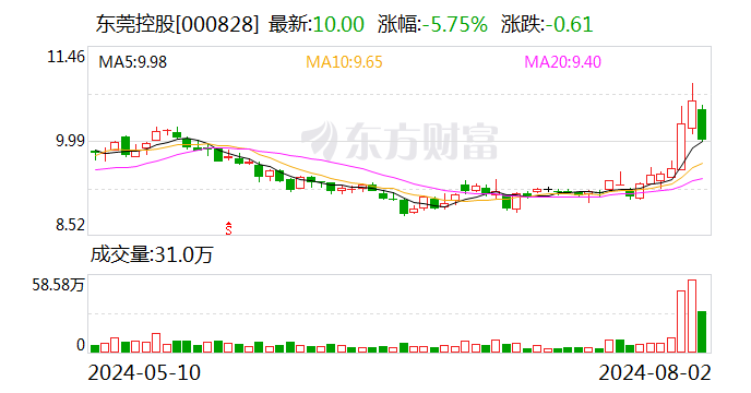 东莞控股：拟与东莞金控组成联合体 共同参与竞拍东莞证券20%股权